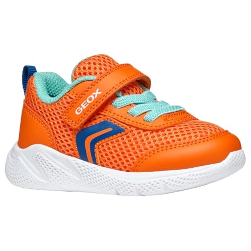 Offre limitée : Geox B SPRINTYE Boy C, Basket Bébé - Jeunes, Orange/Royal, de 24.49 € à 24.49 € (0.00% de remise)