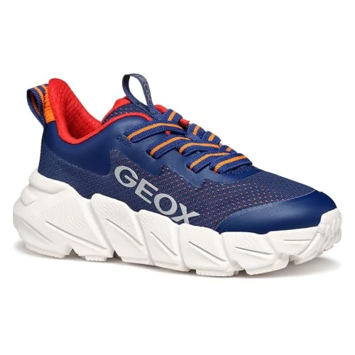 Geox - J FLEXYPER Fast Boy, Zapatillas Niños, Navy,