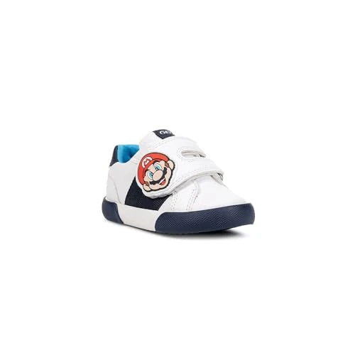 Oferta limitowana: Geox B Gisli Boy C buty dziecięce, Biały/granatowy, 24 EU z 165.96 zł na 165.96 zł (oszczędź 0.00%)