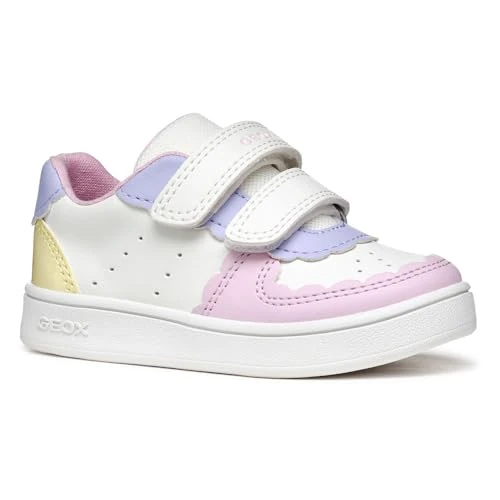 Offre limitée : Geox Fille B Eclyper Girl A, White Lt Yellow, 26 EU de 39.90 € à 23.00 € (42% de remise)
