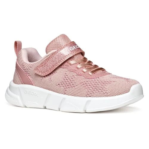 Offerta a tempo: Geox J ARIL Girl B - Scarpe da Ginnastica Bambina, Lt Rose, - 28% da 49.90 € a 35.99 €