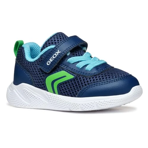 Offerta a tempo: Geox B Sprintye Boy C, Sneaker Bimbo 0-24, Navy Lt Green, 20 EU - 45% da 39.90 € a 21.84 €