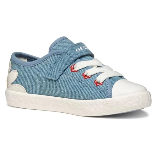 Geox Meisjes J Gisli Girl C Sneakers, Lt Avio, 33 EU