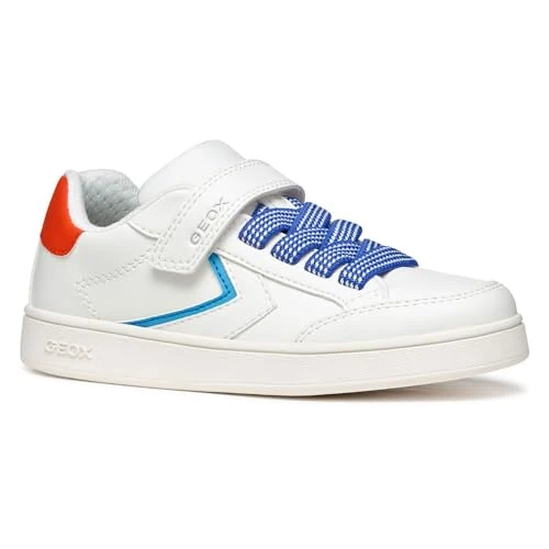 Offerta a tempo: Geox J Eclyper Boy A, Scarpe da Ginnastica Bambini e Ragazzi, White Orange, 32 EU - 38% da 47.90 € a 29.91 €