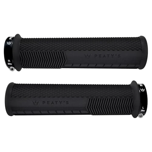 Limited-time offer: Peaty's Monarch Bicycle Grips - Knurl/Black/Thin - Race Control, Durable, Ergonomic Finger Bar, Thumb Pad, All Day Riding, All Weather, All Terrain from $35.99 to $35.99 (save 0.00%)