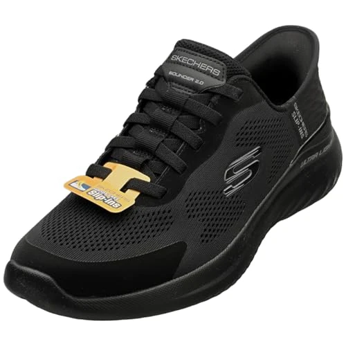 Offerta a tempo: Skechers Bounder 2.0 EMERGED Uomo, Rete Sintetica Nera, 48.5 EU - 59% da 99.95 € a 41.30 €