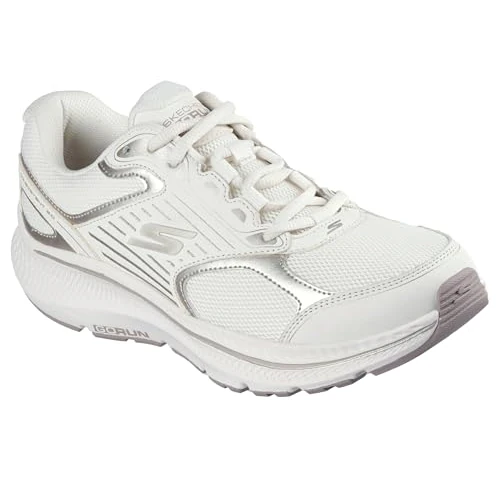 Zeitlich begrenztes Angebot: Skechers Damen Go Run Consistent 2.0 Sneaker, Natürliches Leder, goldfarbener Besatz, 38.5 EU von 69.95 € auf 57.41 € (18% Rabatt)