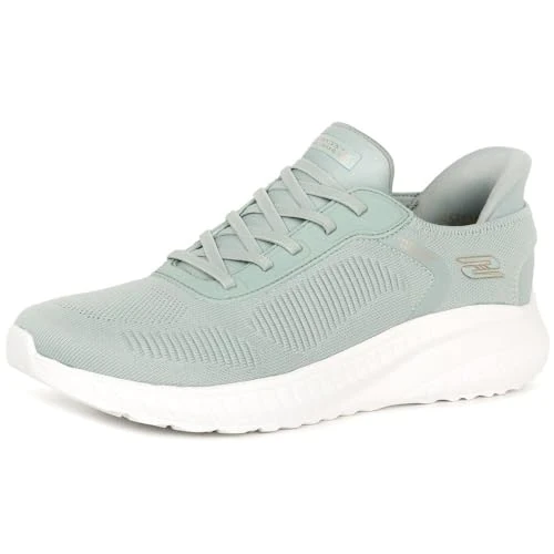 Offerta a tempo: Skechers Bobs Squad Chaos Current MuseSneaker da Donna, Sage Textile, 38.5 EU - 12% da 79.95 € a 69.99 €