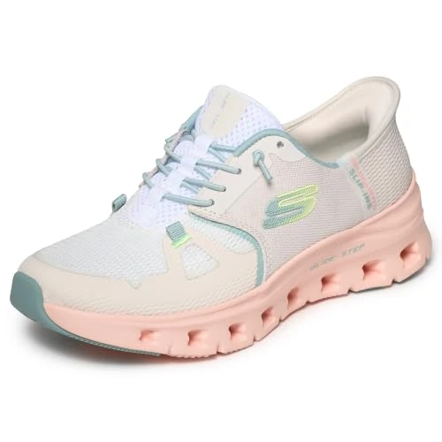 Offerta a tempo: Skechers Donna Glide-Step Pro Slip-In ALLENATRICE, Natural Mesh/Multi Trim, 40 EU - 20% da 99.95 € a 79.99 €