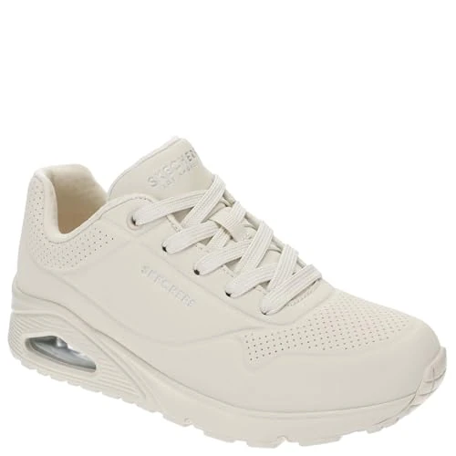 Offerta a tempo: Skechers Uno Stand On Air, Scarpe da Ginnastica Donna, White Durabuck, 37.5 EU - 38% da 79.95 € a 49.90 €