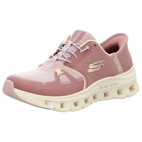 Zeitlich begrenztes Angebot: Skechers Damen Glide-Step Pro Slip-InTurnschuhe, Dark Mauve Mesh/Light Mauve Trim, 38 EU von 99.95 € auf 72.21 € (28% Rabatt)