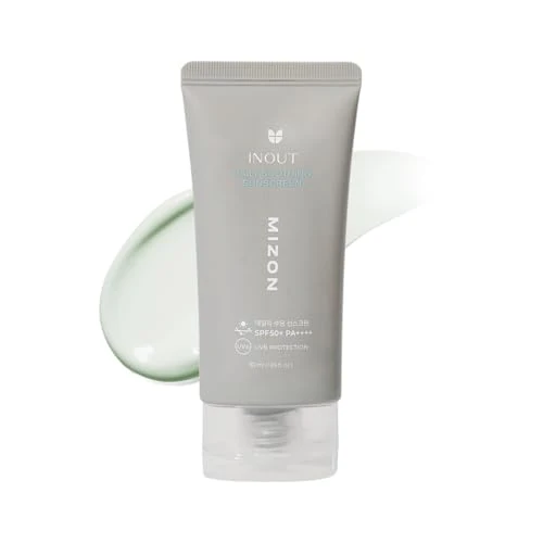 Offerta a tempo: [MIZON] INOUT Soothing Sunscreen SPF50+PA++++ (50ml) Protezione Solare Lenitiva e Skincare Coreana, Protezione 24H, Anti-Rossore, Acido Ialuronico e Centella Asiatica, 100% Vegana - 47% da 18.24 € a 9.63 €