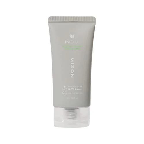 [MIZON] INOUT Watery Sheer Sunscreen SPF50+PA++++ (50ml) Protezione Solare Fluida + Skincare Coreana, Protezione 24H, Idratante, Acido Ialuronico, 100% Vegano