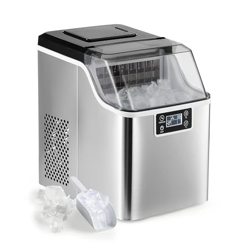 Tijdelijke aanbieding: CO-Z IJsblokjesmachine, 22 kg/24 uur, 24 ijsblokjes in 11-20 minuten, van roestvrij staal, met zelfreinigend lcd-display, voor thuis, kantoor, bar, restaurant van 199.99 € naar 169.99 € (15% korting)