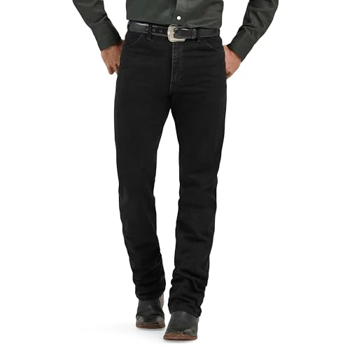 Limited-time offer: Wrangler Herren Jeans 13MWZ, Original Regular Bootcut Fit, Straight Leg, SHADOW BLACK, 50W / 32L from 65.00 £ to 50.50 £ (save 22%)