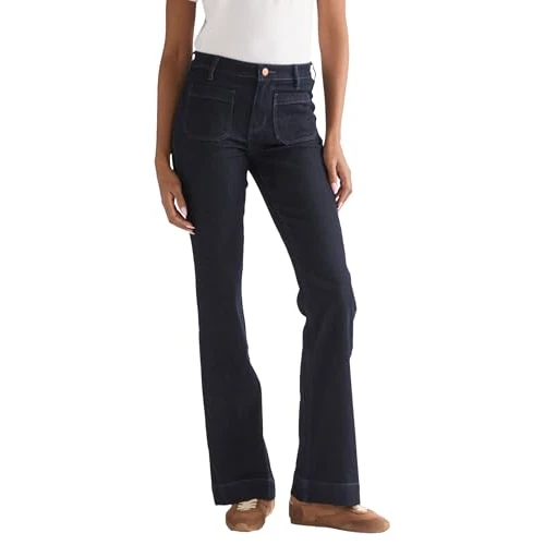 Offerta a tempo: Wrangler Jeans da Donna Flare, Flare Fit, Gamba Svasata, Luce di Luna Morbida, 27W x 32L - 37% da 79.95 € a 49.97 €