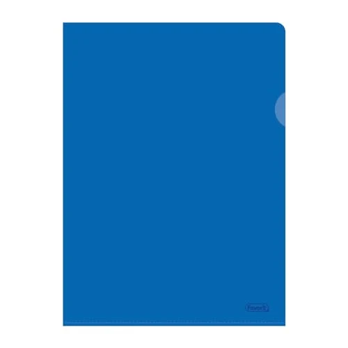 Limited-time offer: Favorit, L-Shaped Folders, 25 Pieces, Format 22 x 30 cm, Smooth Finish, Bio Based, Blue Cover from 16.96 GBP to 16.96 GBP (save 0%)