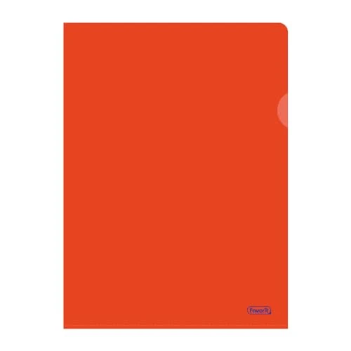Limited-time offer: Favorit, 25 x L Folders, Size 22 x 30 cm with at Least 30% Bio Based Polyethylene, High Thickness Red from 12.62 £ to 12.62 £ (save 0.00%)