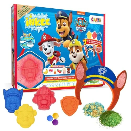 Zeitlich begrenztes Angebot: INKEE Badebomben Kinder Geschenkbox – 7 Badezusätze Adventskalender | Badeset mit Charakterbomben, Badestaub, Badesalz & Schwamm-Krone – dermatologisch getestet, mit Mandelöl von 13.99 € auf 13.99 € (0.00% Rabatt)