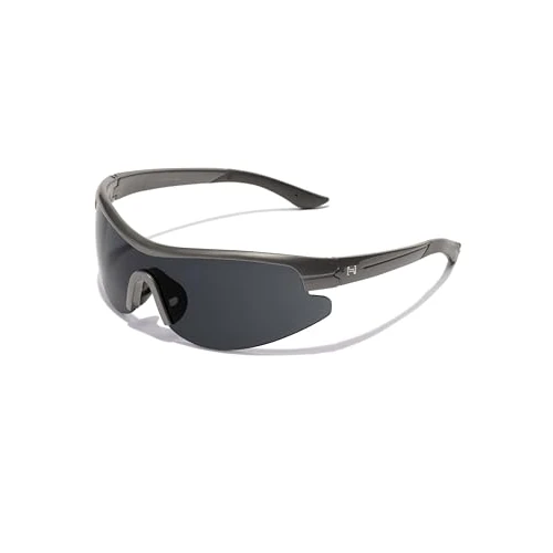 Offerta a tempo: Hawkers ACTIVE, Occhiali da sole Unisex - Adulto, Metallic Gun Blue, Taglia unica - 0.00% da 37.35 € a 37.35 €