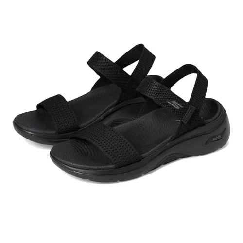 Offerta a tempo: Skechers GO WALK ARCH FIT 2.0 SANDAL - Sandali Da donna, Black, - 5% da 69.95 € a 66.75 €