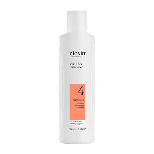 Offerta a tempo: Nioxin System 4 Scalp + Hair Conditioner - Balsamo Fortificante per Capelli Danneggiati con Diradamento Avanzato - con Biotina e Niacinamide (300ml) - 51% da 19.95 € a 9.78 €