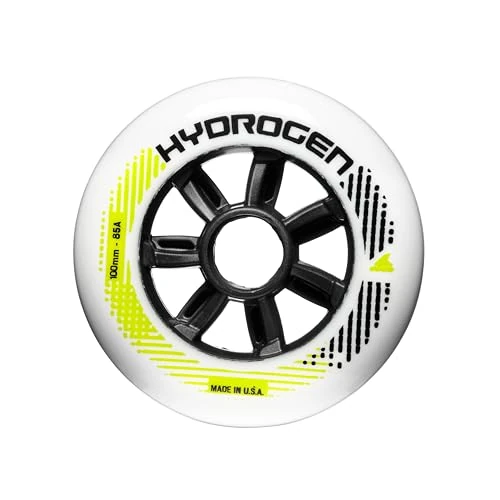 Oferta limitada: Rollerblade Hydrogen 100/85A (8PCS) Ruedas para Patines en línea, Blanco, 100 mm/85 A, Adults Unisex de 107.99 € a 107.99 € (ahorro 0.00%)