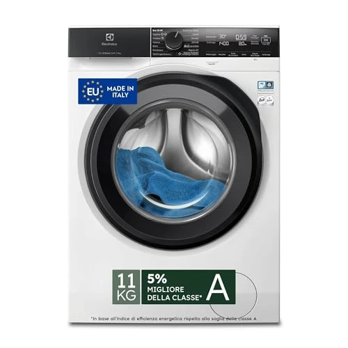 Oferta limitada: Electrolux EW7F411G - Lavadora de carga frontal, tecnología SteamCare y SensiCare+, serie 700, 11 kg, 1400 revoluciones por minuto, cesta CareDrum, 847 x 597 x 636 mm, blanco, clase A de 888.01 € a 888.01 € (ahorro 0.00%)