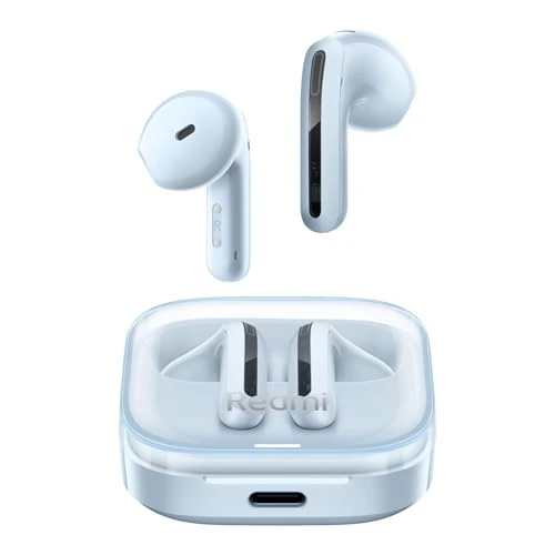 Offerta a tempo: XIAOMI Redmi Buds 6 Active–Auricolari wireless Bluetooth semi-in-ear,Riduzione del rumore a doppio microfono,Fino a 6h+30h di durata della batteria, Bluetooth 5.4, Google Fast Pair-blue - 24% da 19.66 € a 14.99 €