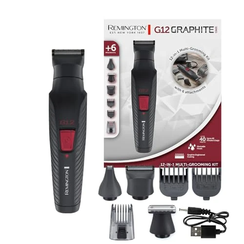 Offerta a tempo: Remington Kit Tagliacapelli e Barba, 12-in-1, Lame Autoaffilanti, PG2120 - 27% da 23.00 € a 16.90 €