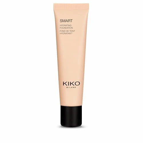 KIKO Milano Smart Hydrating Foundation 08 - Wb 15 | Base De Maquillaje Hidratante Y Uniformadora