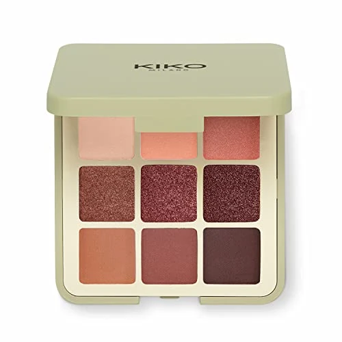 Beperkte aanbieding: KIKO Milano Green Me Eyeshadow Palette 102, Palet Met 9 Multifinish Kleuren Oogschaduw: Mat, Gepareld En Metallic van 17.49 EUR naar 8.75 EUR (besparing 50%)