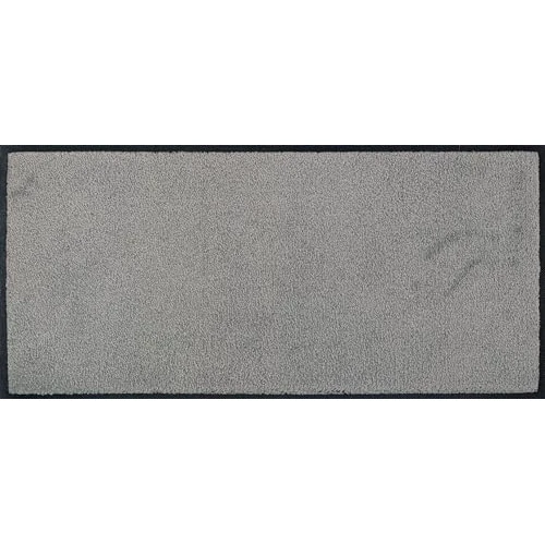 Wash+Dry Deurmat, Cool Grey 35 x 75 cm, binnen en buiten, wasbaar, grijs