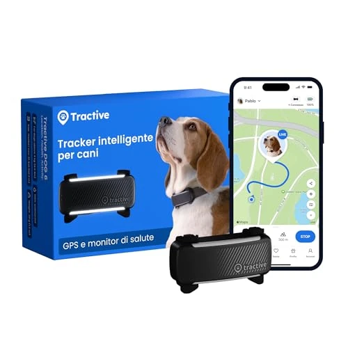 Offerta a tempo: Tractive - GPS per Cani con Monitoraggio delle Attività e degli Abbai — 40% da 69,00 € a 41,40 €