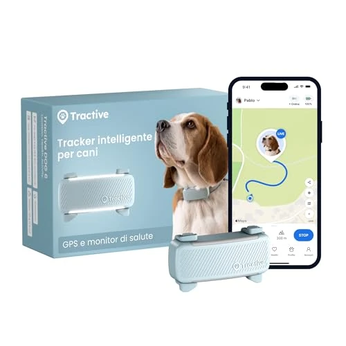 Tijdelijke aanbieding: Tractive GPS-hondentracker | 2025 Editie | Real-time locatietracking | Ontsnappingsalarmen | Activiteiteitenmonitoring | Gezondheidswaarschuwingen | Blafmonitoring | Marktleider (munt) van 69.00 € naar 48.29 € (30% korting)