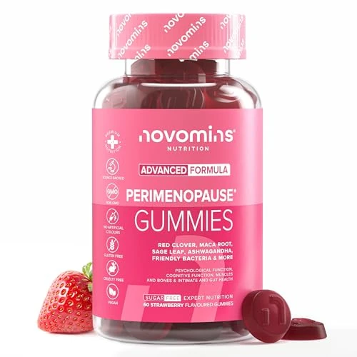 Beperkte aanbieding: Perimenopauze Gummies - Supplementen voor Perimenopauze en Menopauze - Met Rode Klaver, Salieblad, Zink, Ashwagandha, Vitamine B6 - Suiker- en Glutenvrij - Hormoonbalans voor Vrouwen - 60 Gummies - No van 19.99 EUR naar 14.99 EUR (besparing 25%)