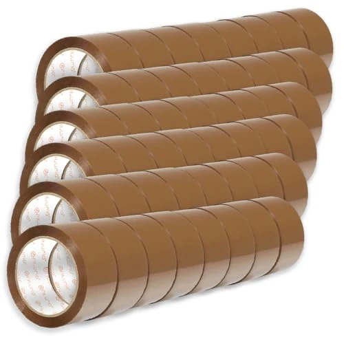 Zeitlich begrenztes Angebot: OFITURIA Paketklebeband, Braunes Klebeband, Packband für Umzugskartons und Sendungen, Verpackungsklebeband, Sicheres und Widerstandsfähiges Paketband (38mmx120m, 48 Rollen) von 126.00 € auf 51.00 € (59.52% Rabatt)