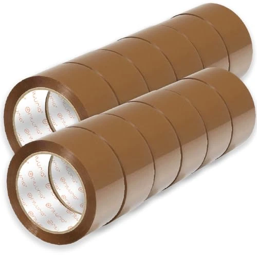 Offre limitée : OFITURIA Ruban Adhésif pour Emballage, Ruban Marron, Ruban pour Emballage Cartons Déménagement et Envois, Ruban Adhésif pour Emballer, Bande Adhésive Sécurisée Résistante (50mmx66m, 12 rouleaux) de 17.96 € à 17.96 € (0.00% de remise)