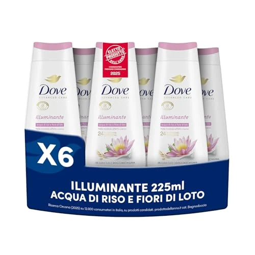 Limitiertes Angebot: Dove Aufhellendes Duschgel, feuchtigkeitsspendendes Duschgel, milde Formel auf dem Hautmikrobiom, mit pflanzlichen feuchtigkeitsspendenden Wirkstoffen, ohne SLES, Duschbad für Damen und Herren, 6 von 16.06 EUR auf 16.06 EUR (Spare 0%)