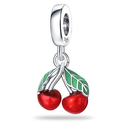 Offerta a tempo: KUNSIR Bead Charm Ciondolo Argento Sterling 925 con Cubic Zirconia Pendenti per Pandora Braccialetti, Compatibile con Braccialetti e Collane europei - 53% da 16.99 € a 7.99 €