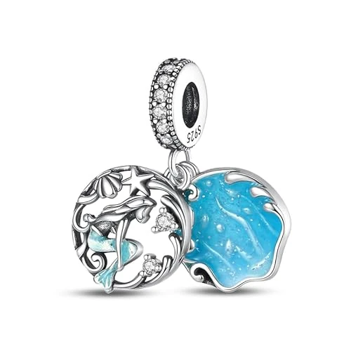 Beperkte aanbieding: KUNSIR Charm Hanger Dames 925 Sterling Zilver voor Armband Kraal Bedel geschikt voor Pandora Armband en Ketting, Compatibel met Europese Armbanden voor Vrouwen Meisjes C1 van 17.99 EUR naar 17.99 EUR (besparing 0%)