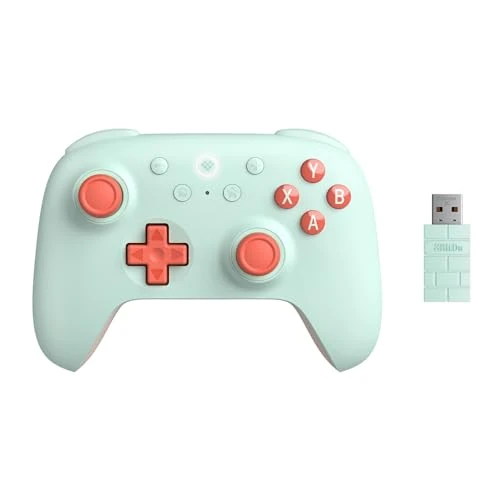 Offerta a tempo: 8Bitdo Ultimate 2C Wireless Controller for Windows PC and Android, with 1000Hz Polling Rate, Hall Effect Joysticks and Hall Triggers, and Remappable L4/R4 Bumpers (Mint) - 0.00% da 29.99 € a 29.99 €