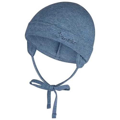Sterntaler Ocs Beanie Berretto, Blu Inchiostro Melange, 33 Unisex-Adulto