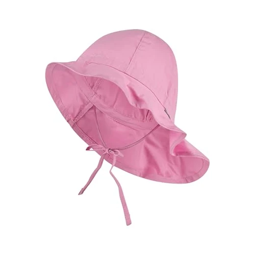 Limited-time offer: Sterntaler Unisex Children's Neck Protection and Tie Strap Sun Hat, Pearl Pink, 6 from 13.45 £ to 13.45 £ (save 0.00%)