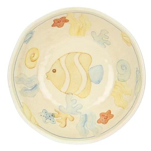 Offre limitée : THUN, Saladier en mélamine, ligne de mer à aimer, idée cadeau pour la cuisine, Ø 28 cm de 37.80 EUR à 37.80 EUR (remise 0%)