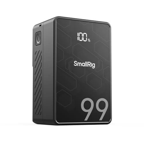 Offerta a tempo: SMALLRIG VB99 SE Batteria con Attacco V, Batteria da 99 Wh / 6800 mAh con Ricarica Rapida USB — 36% da 174,90 € a 112,35 €
