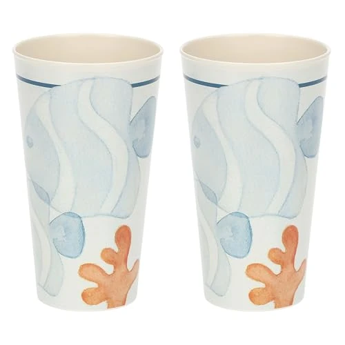 THUN Set van 2 melamine bekers Mare om verliefd op te worden