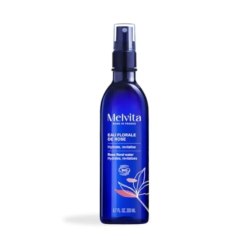 Offerta a tempo: Melvita - Acqua Floreale di Rosa Viso - Tonico Idratante e Rinfrescante per Completare lo Struccaggio - Flacone con Pompa 200 ml - 30% da 8.91 € a 6.24 €