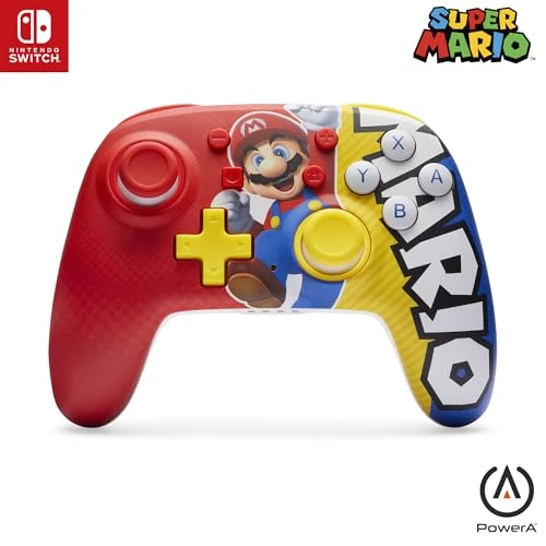 PowerA Nano verbeterde draadloze controller voor Nintendo Switch - Mario-overwinningmini