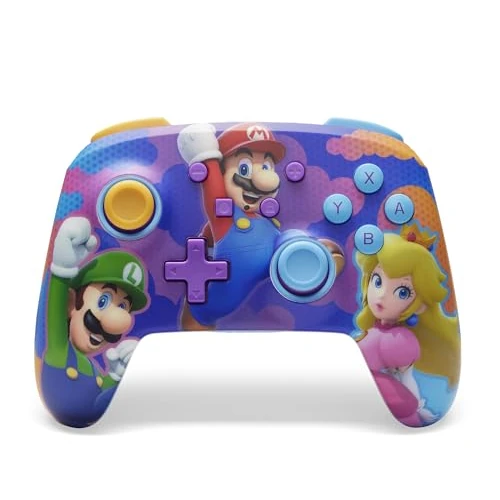 Limited-time offer: PowerA Enhanced Wireless Controller for Nintendo Switch/Switch 2 / Switch Lite/OLED Model - Color Splash Heros - Gamepad, game controller, Officially Licensed from $64.99 to $41.99 (save 35.39%)